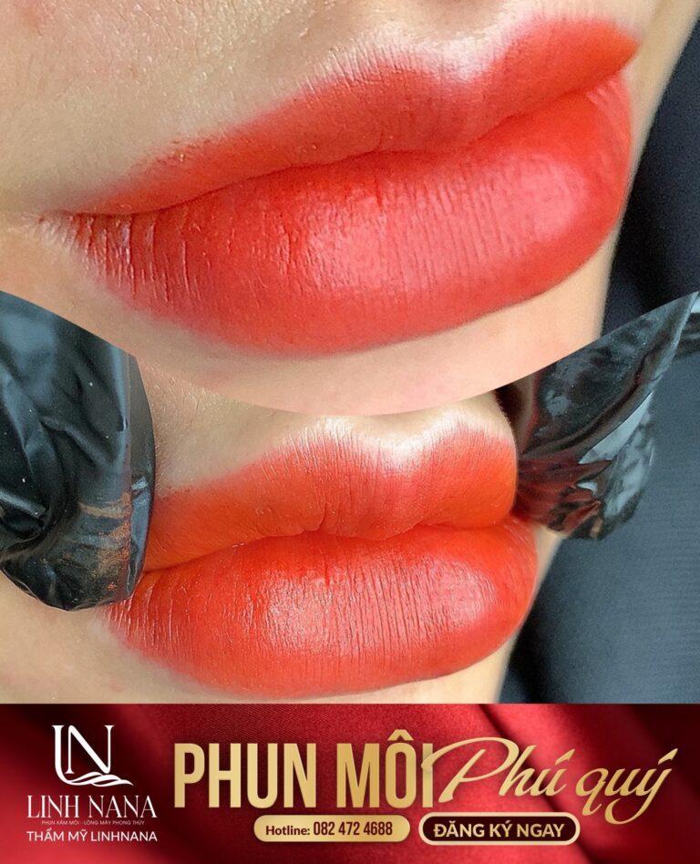 Khách hàng phun môi tại Khánh Xuân Beauty, Đông Gia Nghĩa – ảnh 08