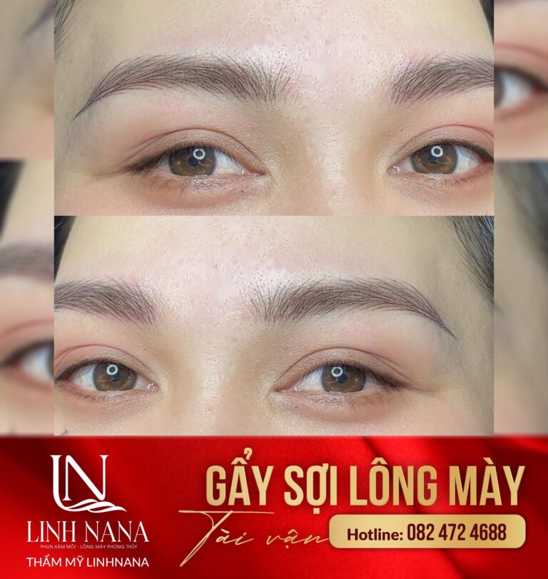 Khách hàng phun chân mày tại Khánh Xuân Beauty, Đông Gia Nghĩa – ảnh 06