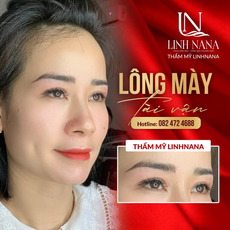 Khách hàng phun chân mày tại Khánh Xuân Beauty, Đông Gia Nghĩa – ảnh 03